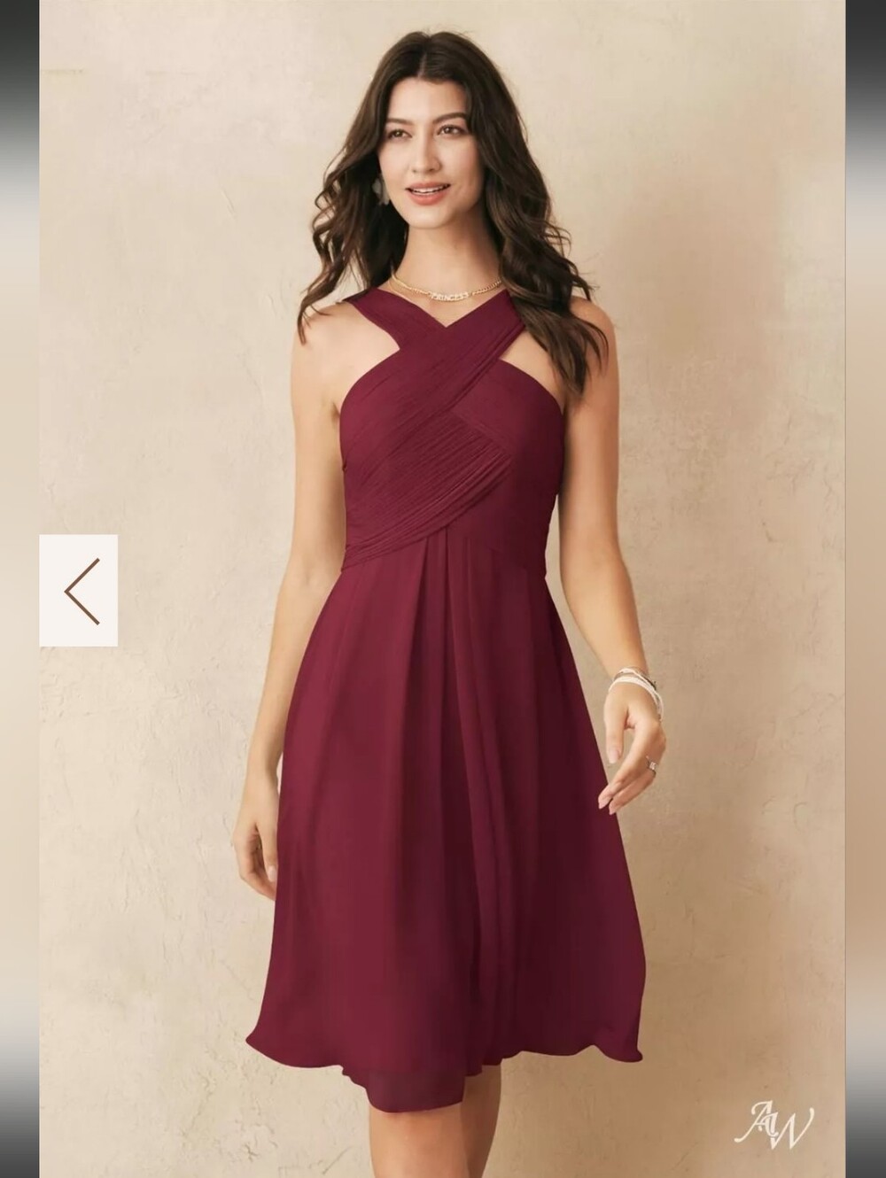 AW Hyacinyh Dress - Burgundy